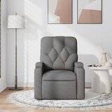  Masažni naslonjač od tkanine tamnosivi | shoptok.hr