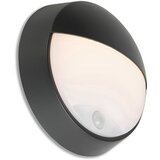 QAZQA Zunanja stenska svetilka črna z LED s senzorjem gibanja IP54 - Hortus Cene