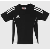 Adidas Otroška bombažna kratka majica TIRO24 SWTEEY črna barva