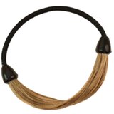 INF 2 kosa modnih lasnih elastik, visoko elastična kravata za lase Gold, (21749114) | Shoptok.si
