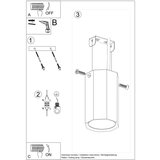  Stropna svetilka ZEKE 10 hrast, (21347859) | Shoptok.si