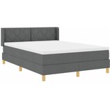 Krevet s opruga kutije Tamno siva 190 x 140 cm tkanina | shoptok.hr