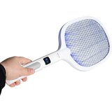  LED električni lapač insekata 2 u 1 sa LCD displejem 1200 mAh/5V, bela | Eponuda.com