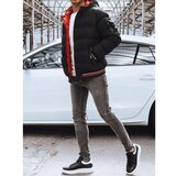 DStreet Reversible men's winter jacket black TX4204