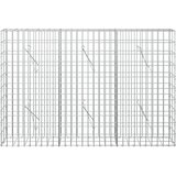  Gabion s žicom debljine 5 mm i mrežom 5x10 cm 150x10x100 cm | shoptok.hr
