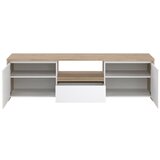 Tvilum Bijela/u prirodnoj boji TV komoda u dekoru hrasta 179x52x48 cm Next – | shoptok.hr
