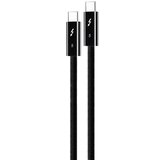  Data kabl Coteci Thunderbolt OF-065 120Gbps 240W 4k PD Type C na Type C crni 0.25m Cene