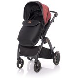 Lorelli ADRIA Kolica Black/Red 2u1 SET: Košara + Putna Torba + Zimska Navlaka (do 15 kg) | shoptok.hr
