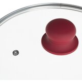 Five INDUKCIJSKI LONAC S POKLOPCEM 24CM CRVENI | shoptok.hr