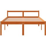  Krevet za starije osobe voštano smeđi 135 x 190 cm od borovine | shoptok.hr