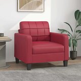 vidaXL Fotelja crvena boja vina 60 cm od umjetne kože | shoptok.hr