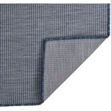  Vanjski tepih ravnog tkanja 140 x 200 cm plavi | Eponuda.com