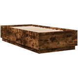  Okvir kreveta za pod Dimljeni hrast 80 x 200 cm | shoptok.hr