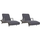 vidaXL Brisače za plažo 2 kosa antracitne 75x200 cm tkanina 400 GSM, (20818714) | Shoptok.si