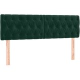  s oprugama i madracem tamnozeleni 160x200 cm baršunasti | shoptok.hr
