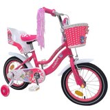 Thema Sport Dečija bicikla TS-14 14″ – pink sa svetlećim točkićima i korpicom | ePonuda.com