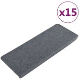  Samolepilne preproge za stopnice 15 kosov 65x24,5x3,5 cm sive, (20753506) | Shoptok.si