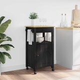  Kuhinjski kolica MONZA Crna 48 x 40 x 88,5 cm | shoptok.hr