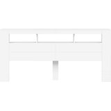  LED uzglavlje bijelo 220x18,5x103,5 cm konstruirano drvo | shoptok.hr