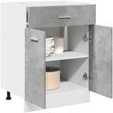 vidaXL Spodnja omarica s predalom betonsko siva 60x46x81,5 cm Cene
