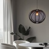 Candellux Lighting Crna viseća svjetiljka s tekstilnim sjenilom ø 52 cm Mellow – | shoptok.hr