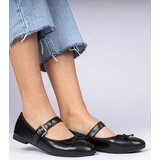 Gemre Black women's ballet flats with a bow Mansy | shoptok.hr
