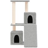  Penjalica za mačke sa stupovima za grebanje svjetlosiva 82 cm | shoptok.hr