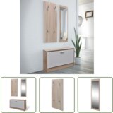 The Living Store Komplet lesenih omaric za čevlje 3 v 1 - Omarica Za Čevlje, (21744379) Cene