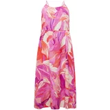 Only Carmakoma Ljetna haljina 'CARLUX' koraljna / svijetlonarančasta / neonsko roza / svijetloroza