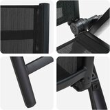  Ležaljke u vrtu 2 pcs Crna 58 x 73 x 111,5 cm Tekstilen | shoptok.hr