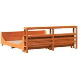 vidaXL okvir kreveta bez madraca voštano smeđi 180x200 cm od borovine | shoptok.hr