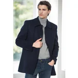 Dewberry PLT9206 MEN'S COAT-NAVY BLUE