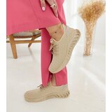 Gemre Beige fabric Mira sneakers | shoptok.hr