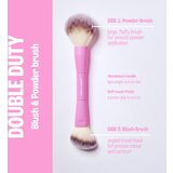 BrushArt Double Duty Blush & Powder brush čopič za rdečilo obojestranski 1 kos | Shoptok.si