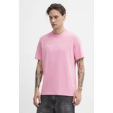 Marc O'Polo Bombažna kratka majica moški, roza barva