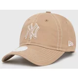 New Era Pamučna kapa sa šiltom 9Forty New York Yankees boja: bež, s aplikacijom, 60434986