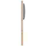  Tapecirani uzglavlje Smeđa 150 cm Masivni bor i tkanina | shoptok.hr