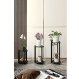 Hanah home drveni stalak za biljke Flower Desk Round