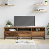 TV ormar Staro drvo 150 x 30 x 45 cm Obrađeno drvo i čelik | shoptok.hr