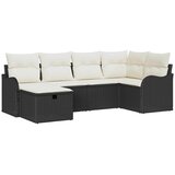  Sjedeća garnitura za vrt 6 kom. Poli ratan Smeđa 232,5 x 122,5 x 85 cm | shoptok.hr