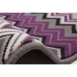 Kayoom RAVNO TKANA PREPROGA Now! 160/230 cm tkano večbarvno, vijolična | Shoptok.si
