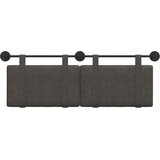  Držeće uzglavlje Zidne Crna 150 x 55 x 5 cm Antikni PU - Crna 140 cm bez LED | shoptok.hr