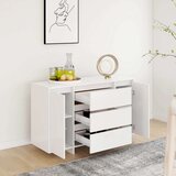 vidaXL Komoda s 3 ladice bijela 120 x 41 x 75 cm od iverice | shoptok.hr