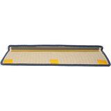  Prostirke za stepenice 15 kom 65x21x4 cm svijetlo sive i plave pravokutne rubove | shoptok.hr
