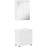  Set namještaja za kupaonicu TULUM 2 pcs Bijelo 60 x 34 x 63 cm | shoptok.hr