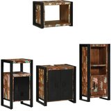  Set namještaja za kupaonicu 4 kom. Višebojno i crno | shoptok.hr