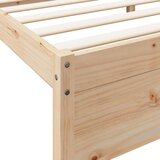 Krevet s regalom za knjige bez madraca 75x190 cm borovina | shoptok.hr