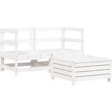  3-dijelni set vrtnih sofa bijeli od masivne borovine | shoptok.hr