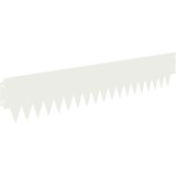  Ograda oko Travnjaka 10 pcs 103 x 20 cm metal Bijela | shoptok.hr