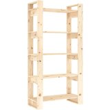 Ormarić za knjige / sobna pregrada 80x35x160 cm masivno drvo | shoptok.hr